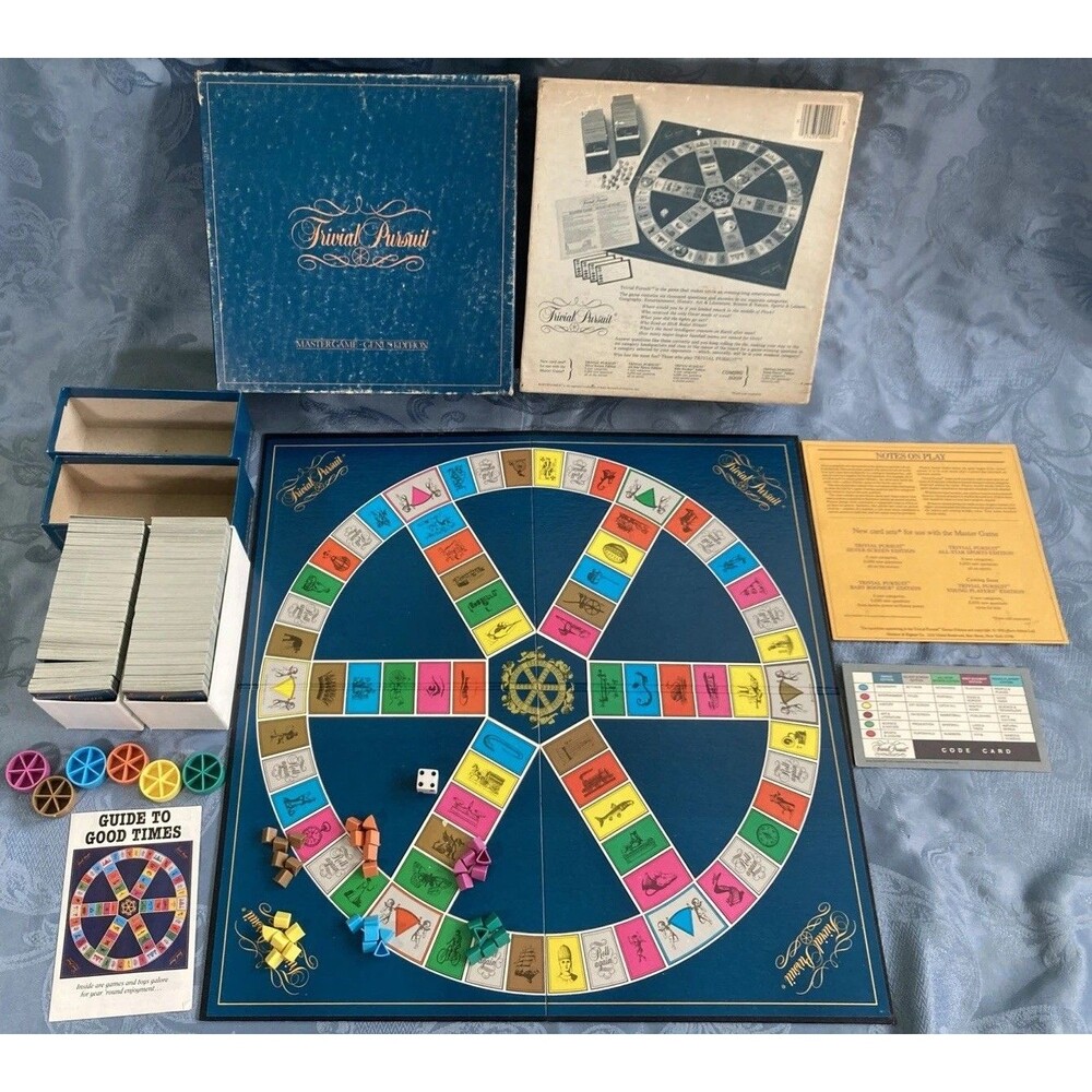 Trivial Pursuit Master Board Game Genus Edition (Vintage 1981 Original)